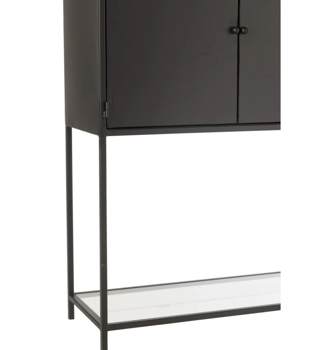 Regał Square 90 cm czarny*J-Line Outlet