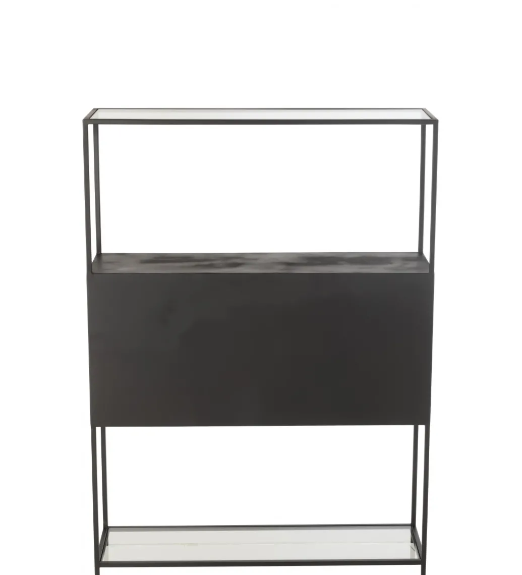 Regał Square 90 cm czarny*J-Line Outlet