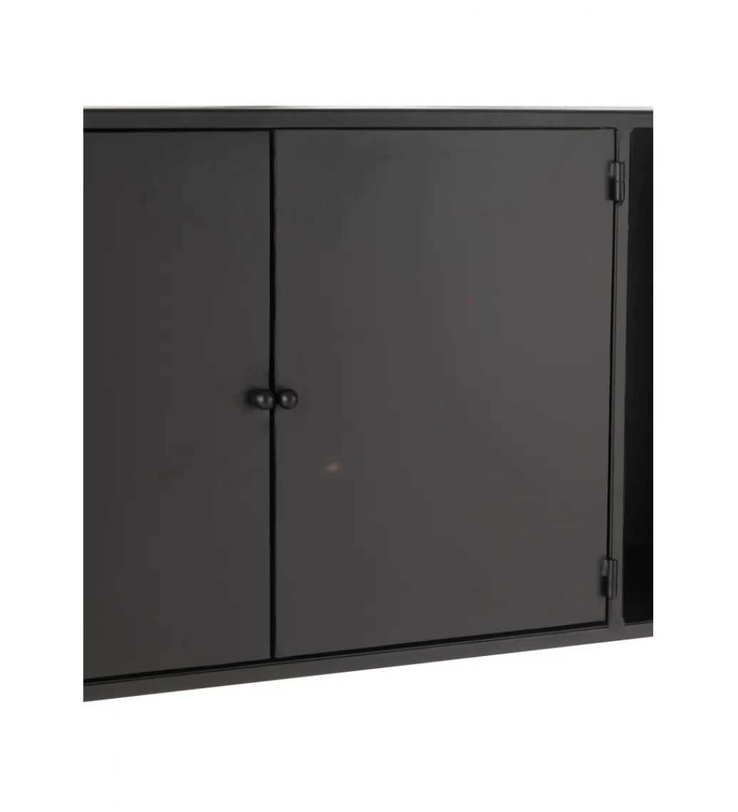 Regał Square 90 cm czarny*J-Line Outlet