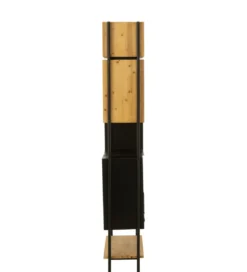 Regał TINA 65 cm x 185 cm drewno jodła czarny*J-Line Outlet