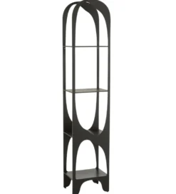 Regał VAR 200 cm czarny*J-Line Discount