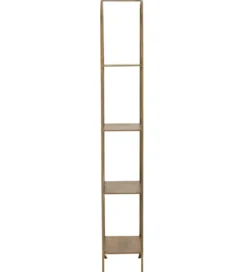 Regał VAR 200 cm złoty*J-Line