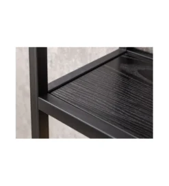 Regał wiszący FONTERA 75 cm czarny*Invicta Interior Discount