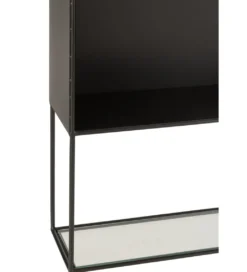 Regał wiszący Square 80 cm czarny*J-Line Outlet