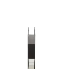 Regał wiszący Square 80 cm czarny*J-Line Outlet