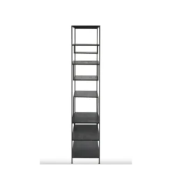 Regał WOLFRAM 185 cm metalowy czarny*J-Line Best