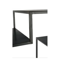 Regał WOLFRAM 185 cm metalowy czarny*J-Line Best