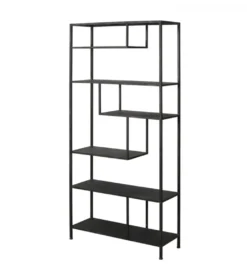 Regał YLAYA 213 cm antyczny czarny*L&L Outlet