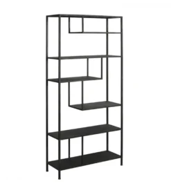 Regał YLAYA 213 cm antyczny czarny*L&L Outlet
