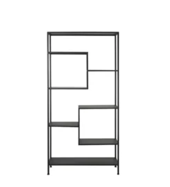 Regał YVANA 200 cm czarny matt*L&L Sale