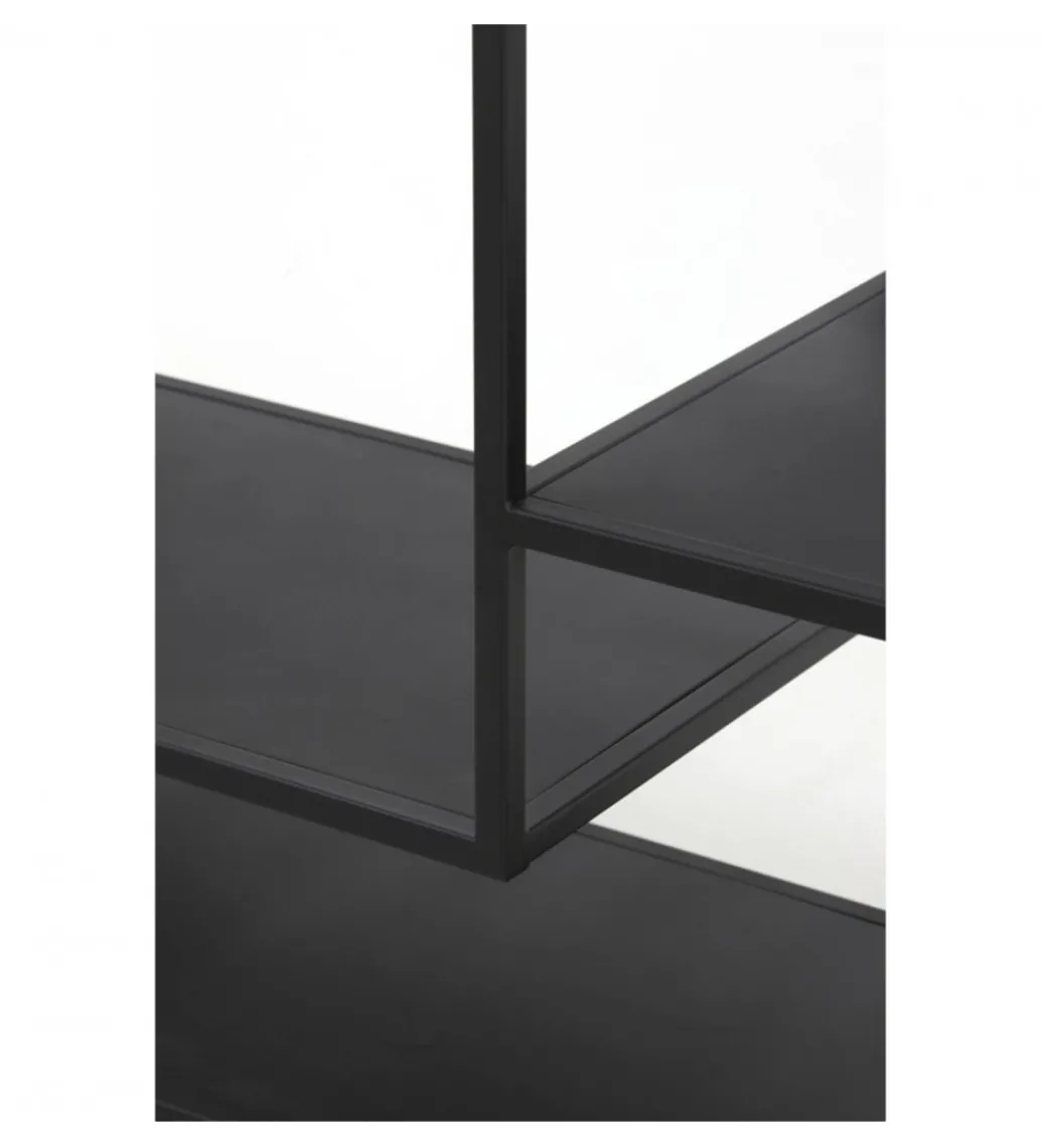 Regał YVANA 200 cm czarny matt*L&L Sale