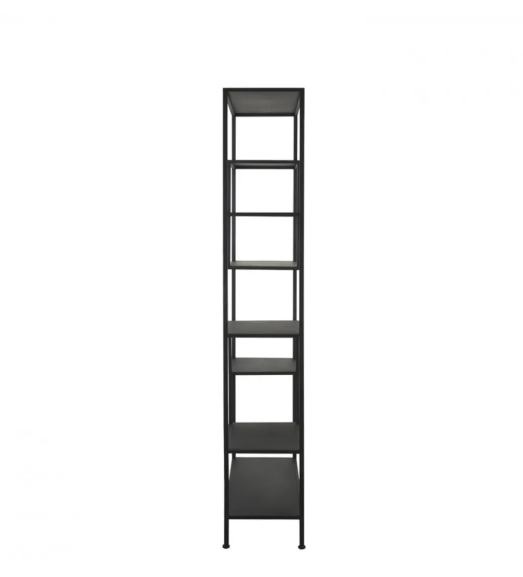 Regał YVANA 200 cm czarny matt*L&L Sale