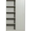 Regał z przesuwnymi drzwiami PINOKY 200 cm szary*WOOOD