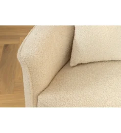 Sofa ATELIER L 330 cm 3-osobowa bouclé beżowa*Invicta Interior Clearance