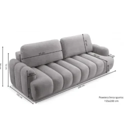 Sofa CAMBIALLE 240 cm*Kmeble Best