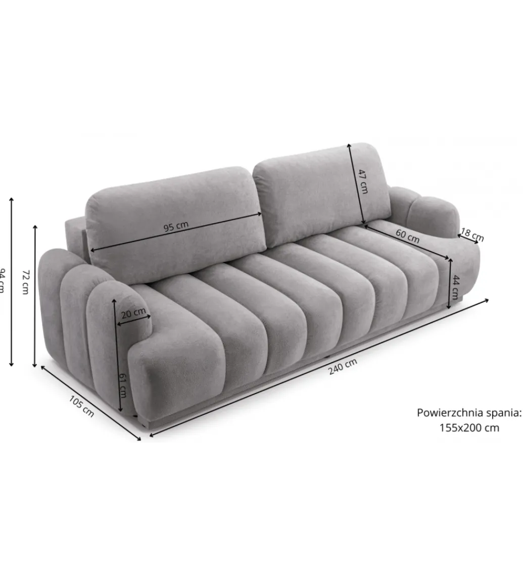 Sofa CAMBIALLE 240 cm*Kmeble Best