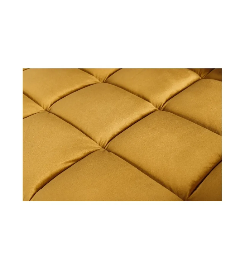 Sofa CANIS 220 cm musztardowo - żółta*Invicta Interior Clearance