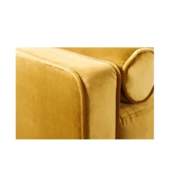 Sofa CANIS 220 cm musztardowo - żółta*Invicta Interior Clearance