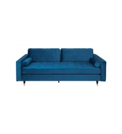Sofa CANIS velvet 220 cm aqua velvet*Invicta Interior Discount