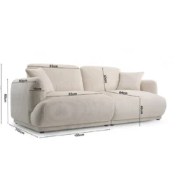 Sofa CHACCO 206 cm*Kmeble New
