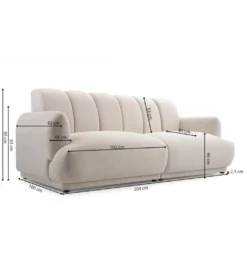 Sofa COLESTUS 204 cm*Kmeble Online