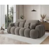 Sofa COTTONN 256 cm z funkcją spania popielaty tkanina royal 20*ZDLINNEO Best