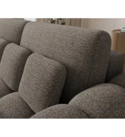 Sofa COTTONN 256 cm z funkcją spania popielaty tkanina royal 20*ZDLINNEO Best