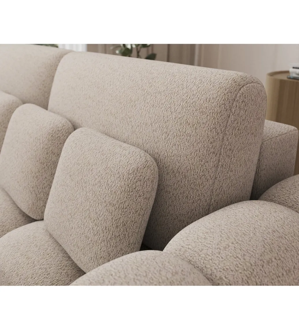 Sofa COTTONN 256 cm z funkcją spania kremowy tkanina royal 18*ZDLINNEO New