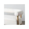 Sofa dwuosobowa ARO 143 cm beżowa*Zona-Design New