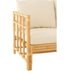 Sofa dwuosobowa ELISE 127 cm rattan*J-Line Clearance