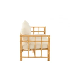 Sofa dwuosobowa ELISE 127 cm rattan*J-Line Clearance