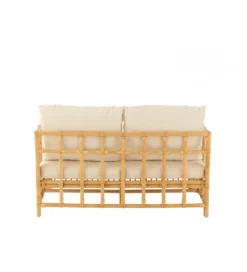 Sofa dwuosobowa ELISE 127 cm rattan*J-Line Clearance
