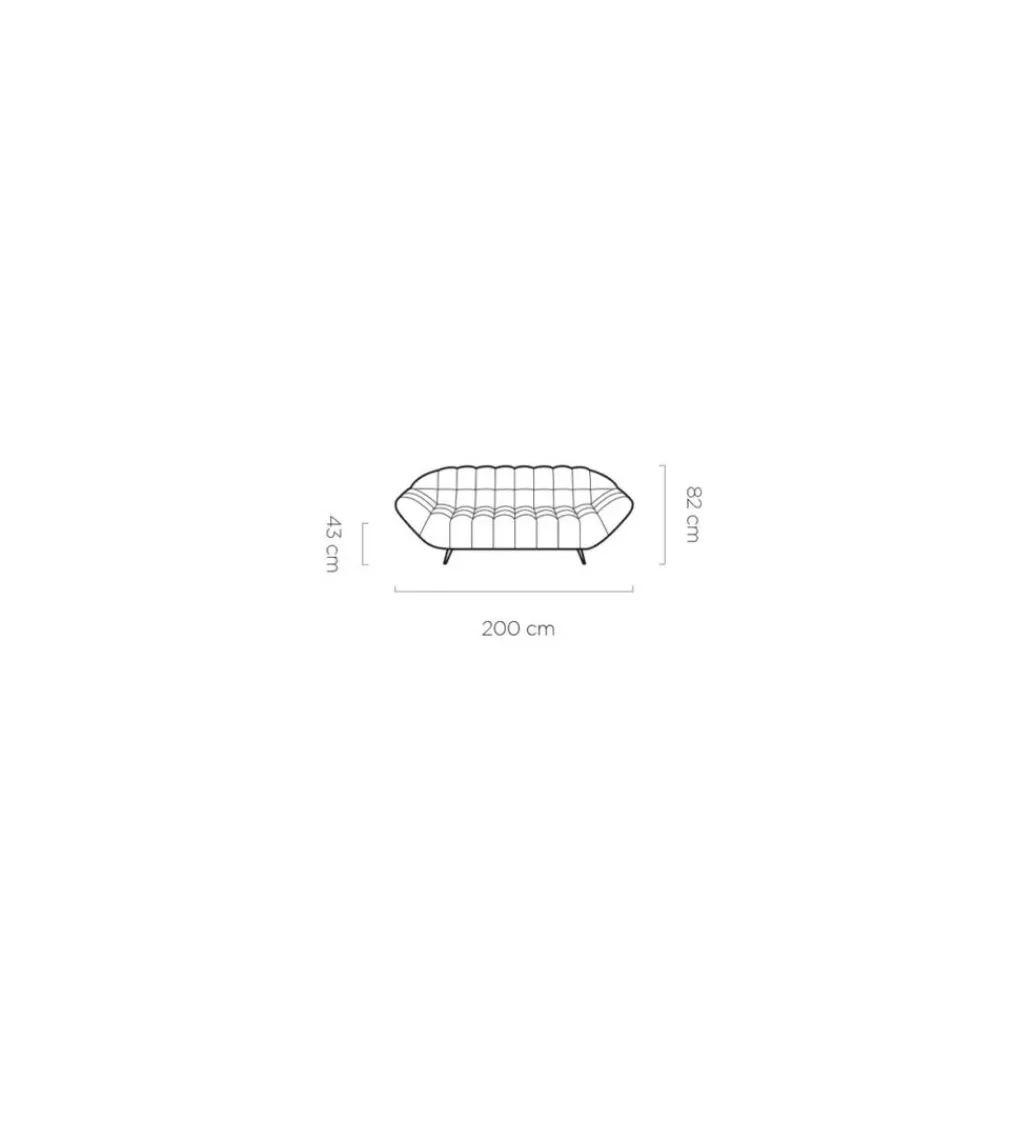Sofa dwuosobowa MALLOW Gappa 200 cm*Wersal