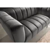 Sofa dwuosobowa Scarlett 165 cm szara*Invicta Interior - przedsprzedaż Outlet