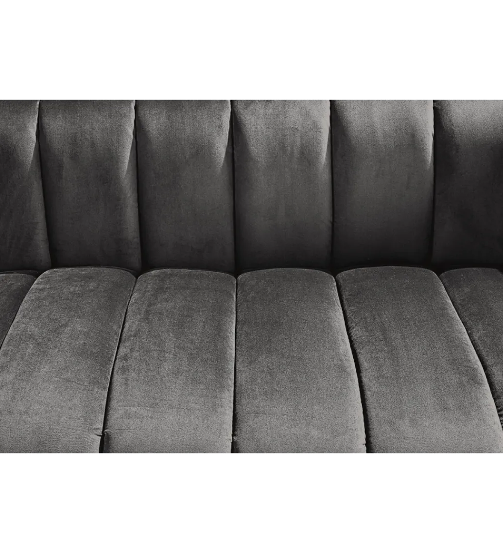 Sofa dwuosobowa Scarlett 165 cm szara*Invicta Interior - przedsprzedaż Outlet