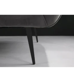 Sofa dwuosobowa Scarlett 165 cm szara*Invicta Interior - przedsprzedaż Outlet