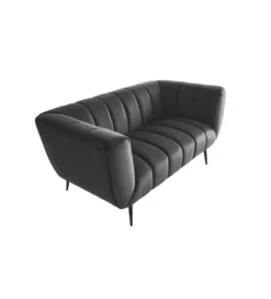 Sofa dwuosobowa Scarlett 165 cm szara*Invicta Interior - przedsprzedaż Outlet