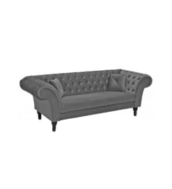 Sofa Euphoria 225 cm srebrno szara*Invicta Interior New