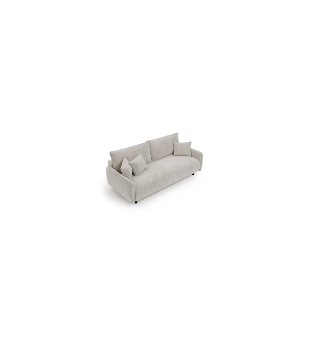Sofa FABIOLA 218 cm z funkcją spania z pojemnikiem na pościel*Comforteo Discount