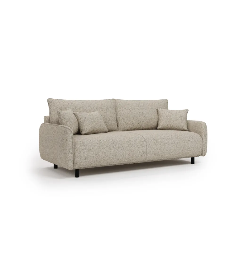 Sofa FABIOLA 218 cm z funkcją spania z pojemnikiem na pościel*Comforteo Discount