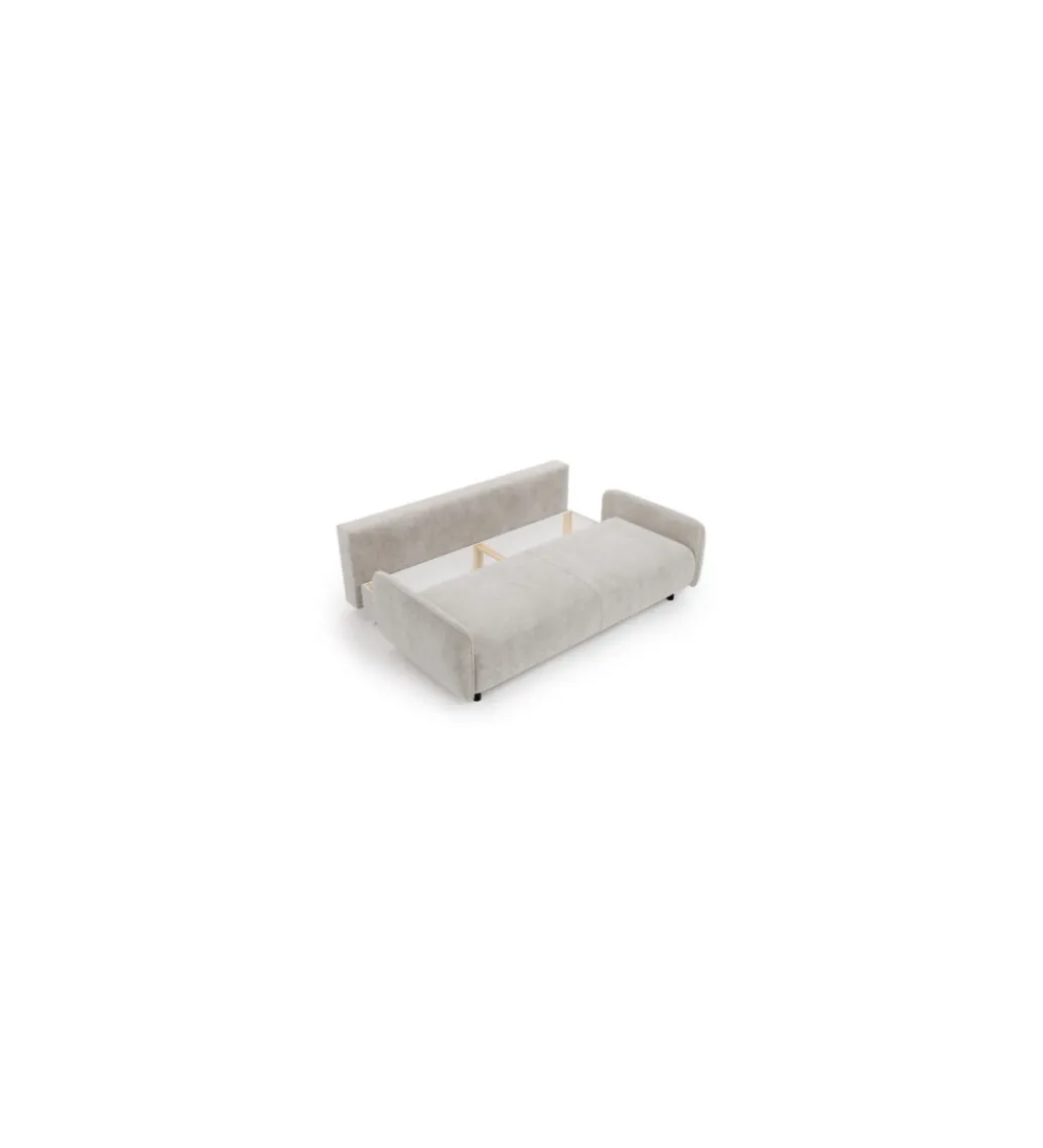 Sofa FABIOLA 218 cm z funkcją spania z pojemnikiem na pościel*Comforteo Discount