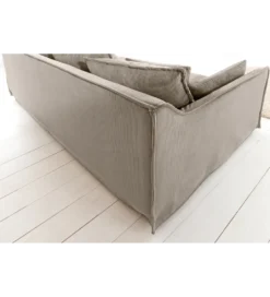 Sofa HEAVEN 200 cm cord greige*Invicta Interior Sale