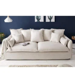 Sofa HEAVENLY Heaven 202 cm naturalna*Invicta Interior Sale