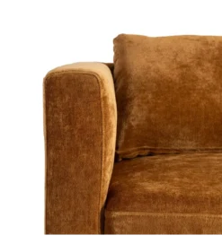 Sofa MODERN BAROCK 240 cm aksamitna musztardowo-żółta*Zona-Design Outlet