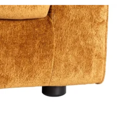 Sofa MODERN BAROCK 240 cm aksamitna musztardowo-żółta*Zona-Design Outlet