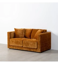 Sofa MODERN BAROCK 240 cm aksamitna musztardowo-żółta*Zona-Design Outlet