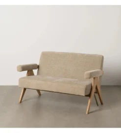 Sofa NAMGAN 134 cm beżowy naturalny*Zona-Design Clearance