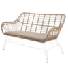 Sofa ogrodowa ARIKI 121 cm naturalna biała*Zona-Design Online