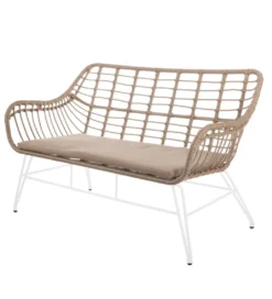 Sofa ogrodowa ARIKI 121 cm naturalna biała*Zona-Design Online