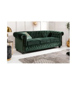 Sofa OLIVIO 220 cm antyczny róż*Invicta Interior Outlet